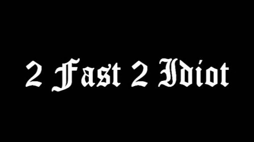 2 Fast 2 Idiot