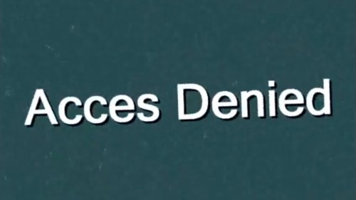 Acces Denied