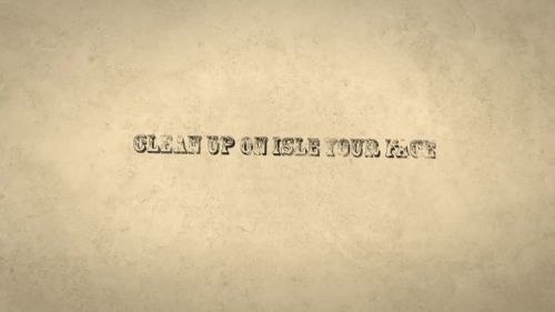 Clean Up On Isle Your Face