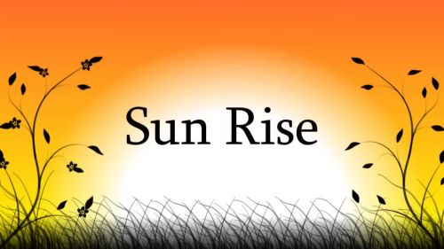 Sun Rise