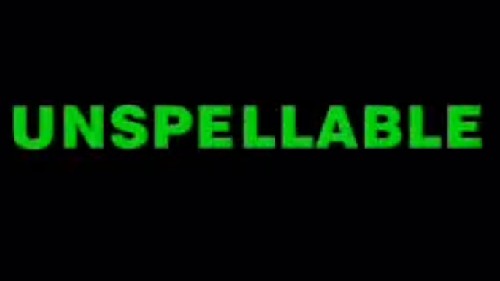 Unspellable